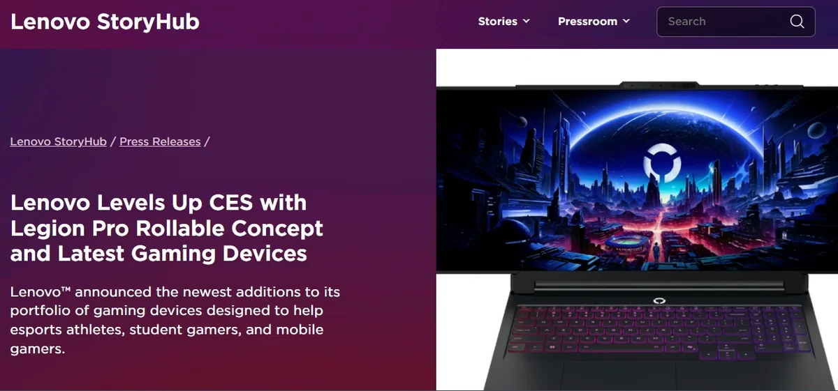 Lenovo 於 CES 2026 發佈全新 AI 超級助理及創新設備