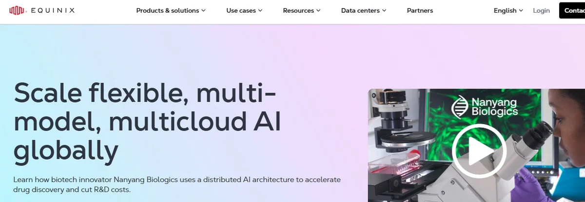 Equinix Fabric Intelligence 提供 AI 原生解決方案，優化企業網絡運作。